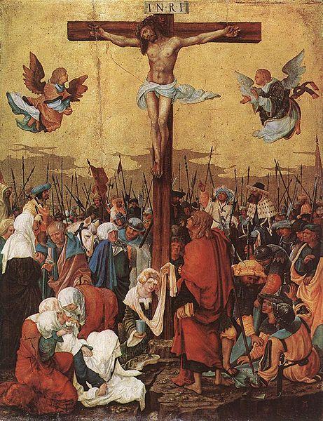 Albrecht Altdorfer Christ on the Cross oil painting picture